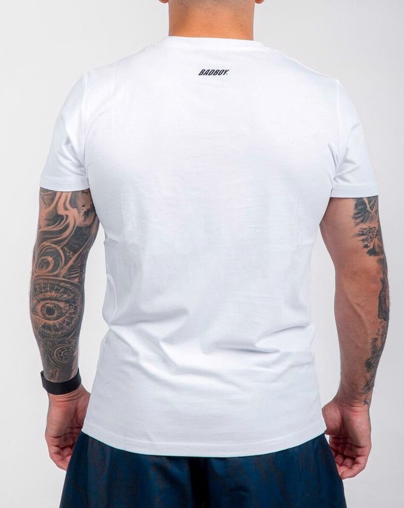 BAD BOY logo classic TSHIRT- white